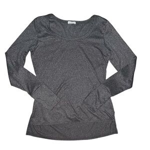 Earthbound XXL Gray Ribbed Top